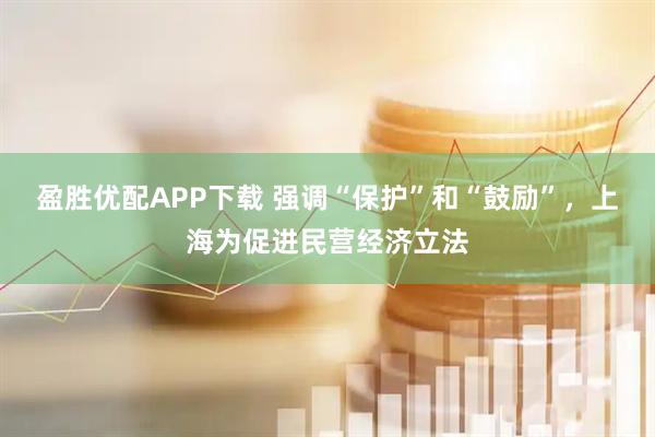 盈胜优配APP下载 强调“保护”和“鼓励”，上海为促进民营经济立法
